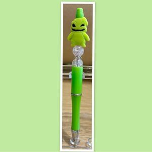 Halloween Inspired Beaded Pen (Green), Oogie Boogie